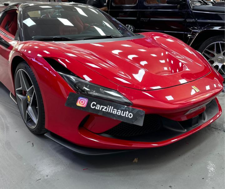 Ferrari F8 Tributo Brake Service in Dubai