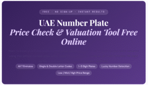 uae number plate value check
