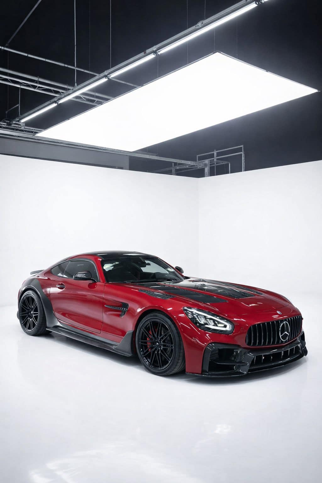 Mercedes-AMG GT widebody kit installation Dubai